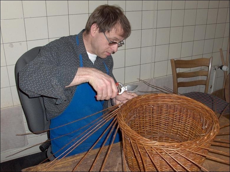 Peter Schär an der Arbeit